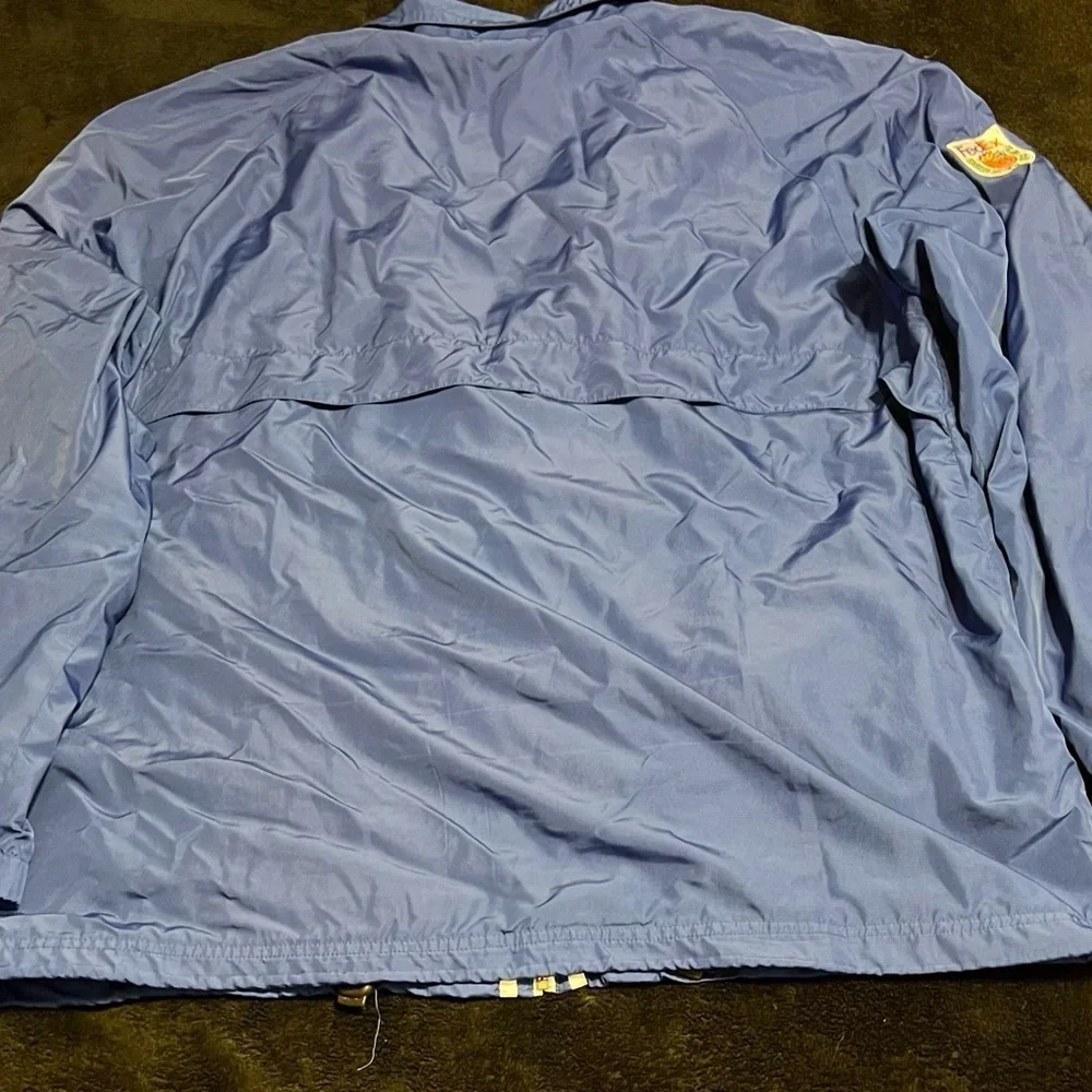 Adidas Kansas University Men’s Nylon Zip Up Jacket/ Last pic shows color best